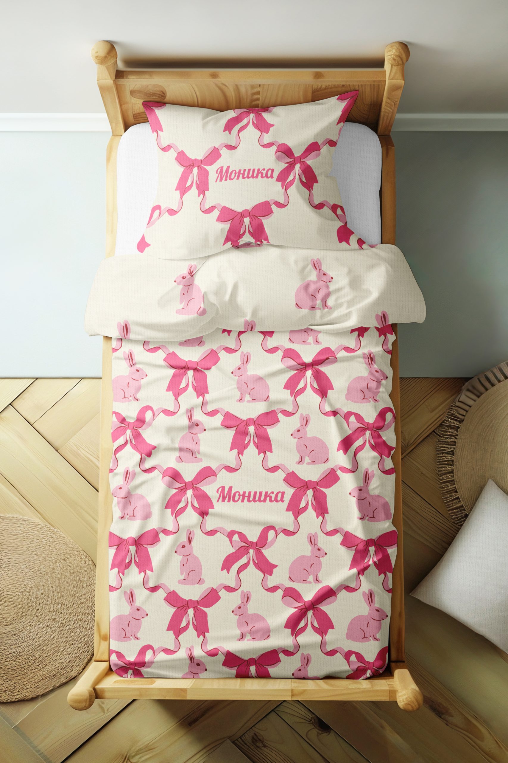 ПЛИК ЗА ЗАВИВКА И КАЛЪФКА - ЗАЙЧЕТА И ПАНДЕЛКИ