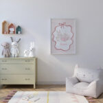 Постер от лен - ЗАЙЧЕТА