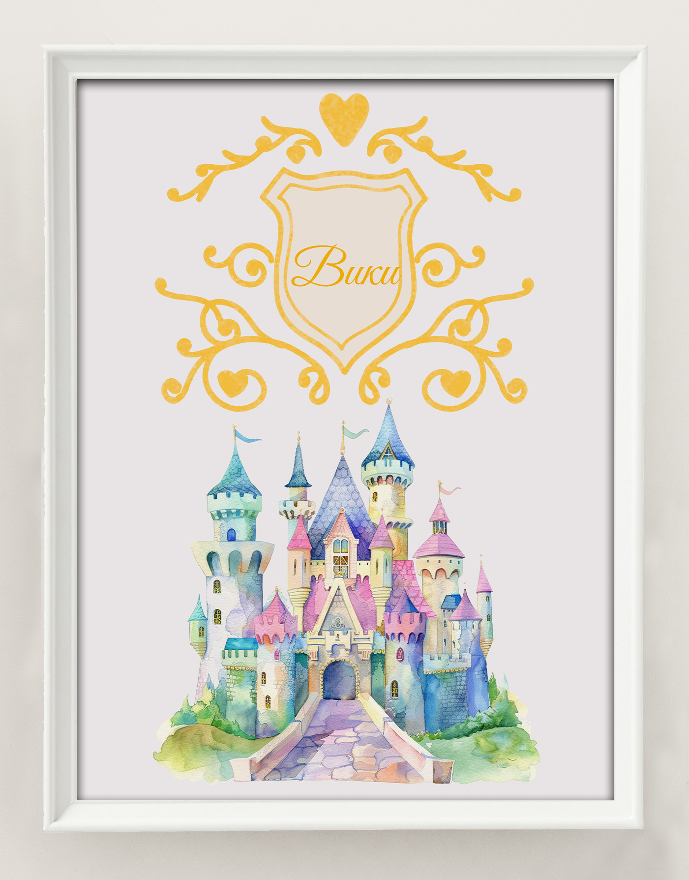 ПОСТЕР ОТ ЛЕН - ЗАМЪК