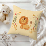 ДЕКОРАТИВНА ВЪЗГЛАВНИЦА - ЗОДИЯ ЛЪВ - МОМИЧЕ