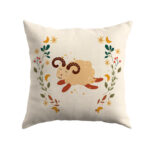 ДЕКОРАТИВНА ВЪЗГЛАВНИЦА - ЗОДИЯ ОВЕН - МОМИЧЕ - Image 2