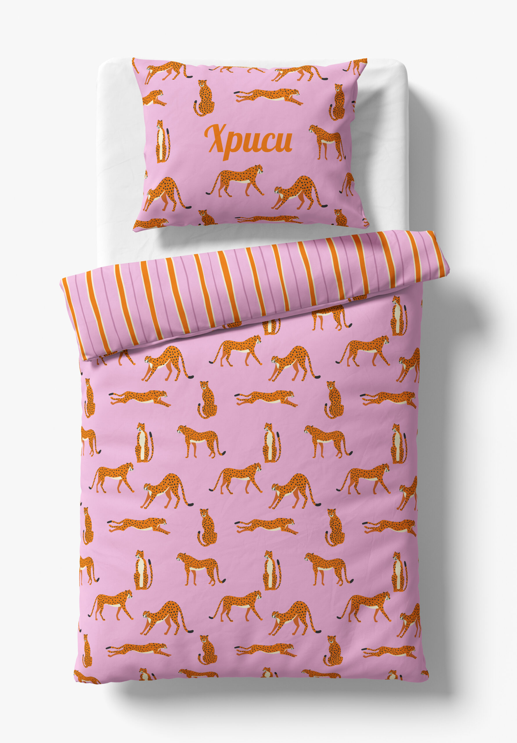 LEO PUR grub ПЛИК ЗА ЗАВИВКА И КАЛЪФКА - ЛЕОПАРД С РАЙЕ - Image 1