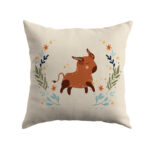 ДЕКОРАТИВНА ВЪЗГЛАВНИЦА - ЗОДИЯ ТЕЛЕЦ - Image 2