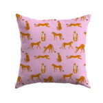 ДЕКОРАТИВНА ВЪЗГЛАВНИЦА - ЛЕОПАРД С РАЙЕ - Image 2