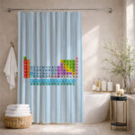 ЗАВЕСА ЗА БАНЯ - МЕНДЕЛЕЕВА ТАБЛИЦА