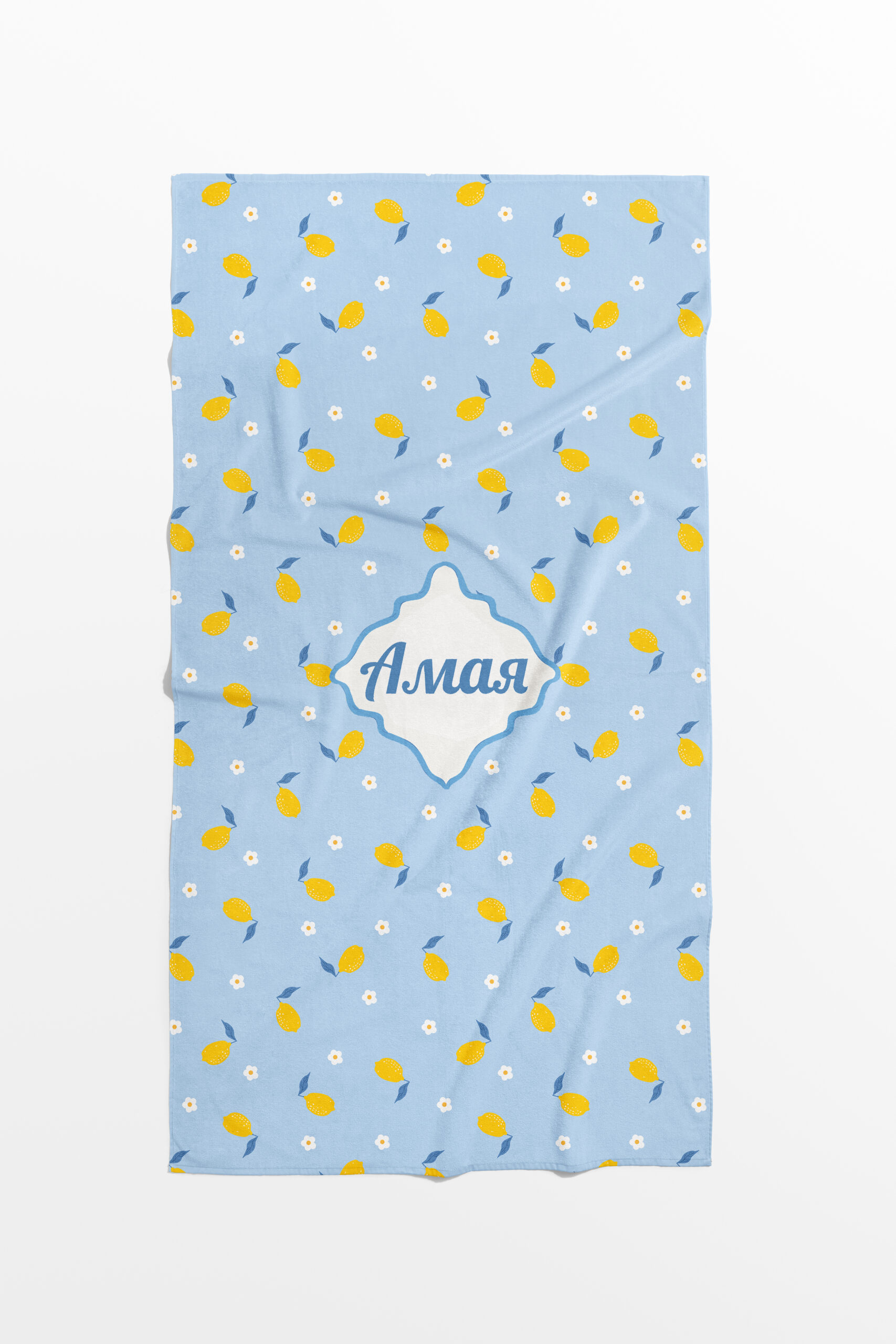 Beach Towel LEMON ПЛАЖНА ХАВЛИЯ "ЛИМОНЕНА ПРЕГРЪДКА" - Image 1