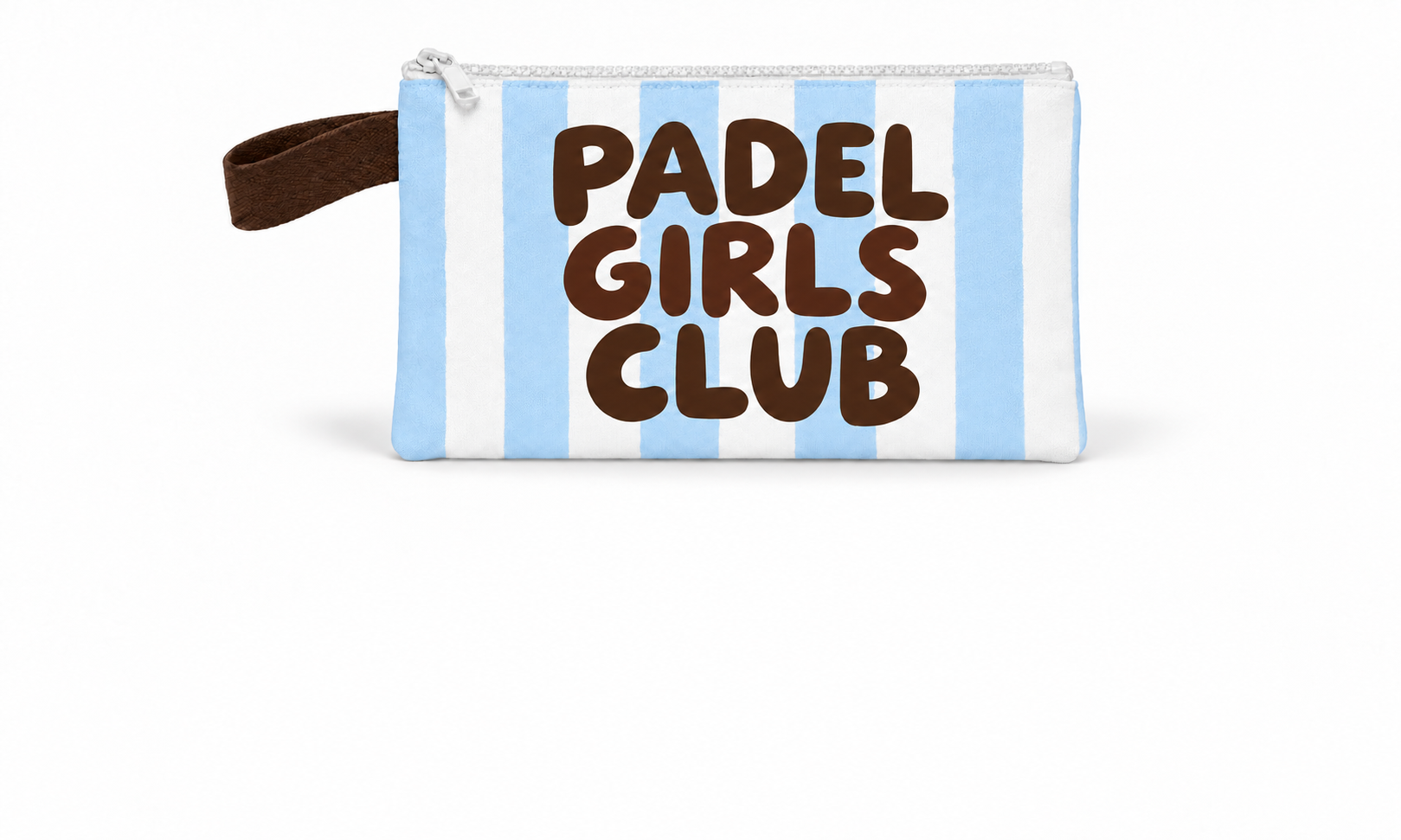 Blue Striped Padel Club Pouch НЕСЕСЕР Padel BROWN Club - Image 1