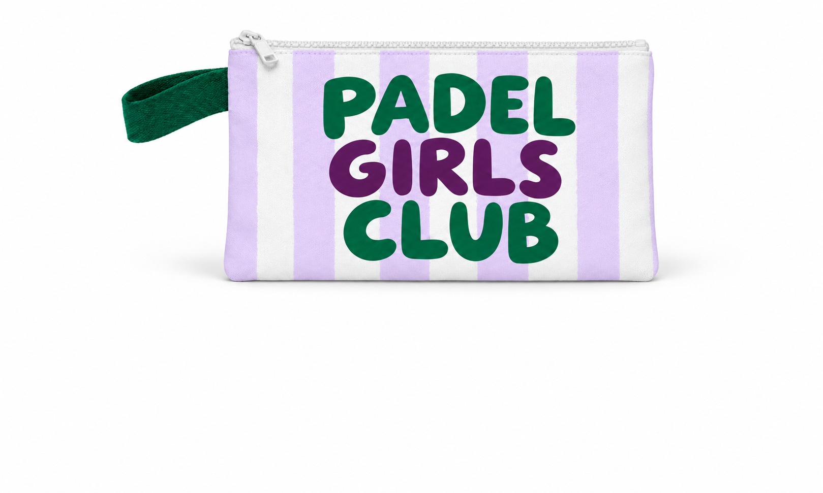 Lavender-striped Padel Girls Club pouch НЕСЕСЕР за падел Padel Girls Club – лилаво райе - Image 1