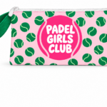 НЕСЕСЕР за падел Padel Girls Club – розов със зелени топки