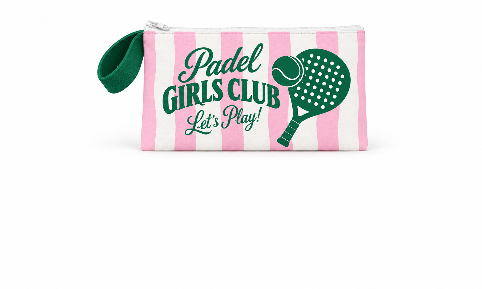 Pink striped Padel Girls Club pouch НЕСЕСЕР Padel Girls Club - Image 1